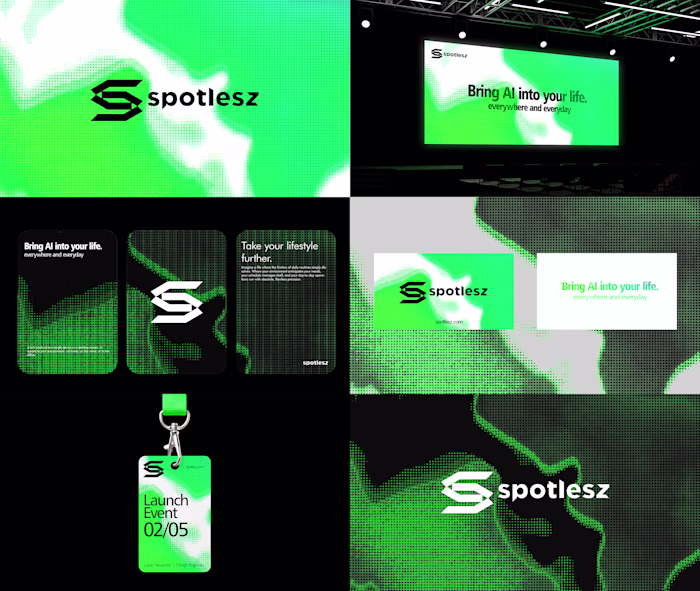 Exploring dithered visuals with this branding What do you th...
