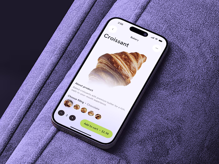 🥐 Product design for food delivery app | Hyperactive
