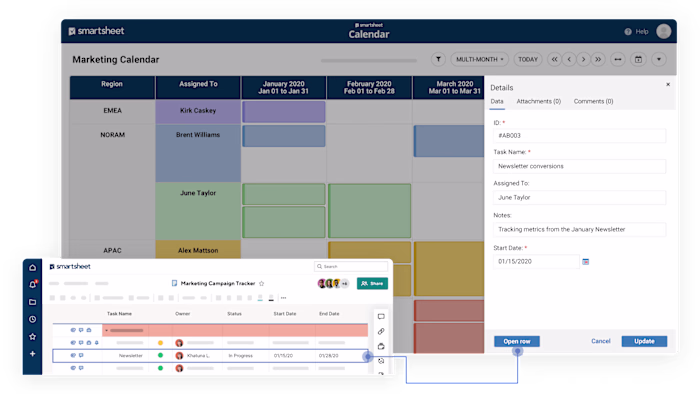 Enhancing Workflow Management through Smartsheet