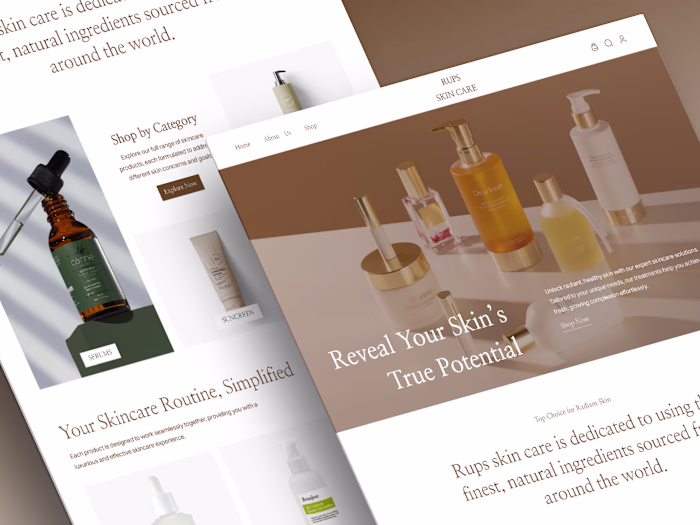 High-Converting UX/UI Design for Premium Beauty & Skincare S...