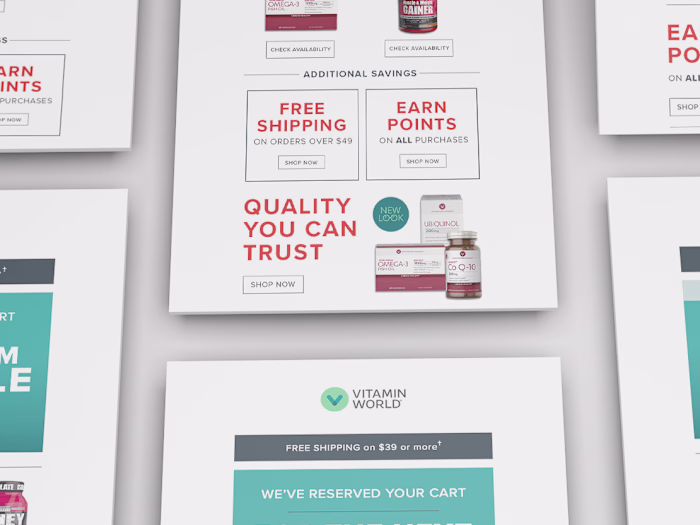 Email Campaign | D2C | Vitamin World