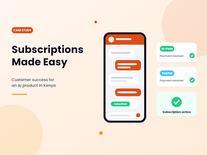  Supporting Customer Growth and Subscription Adoption in Kenya