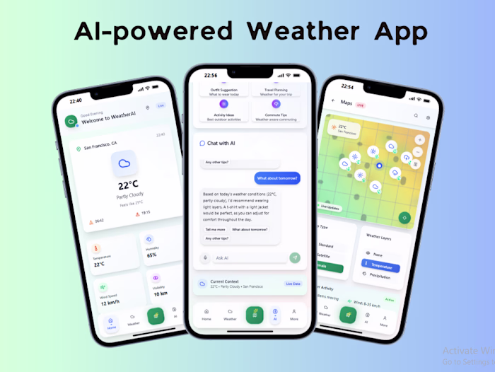 I created an AI-powered weather