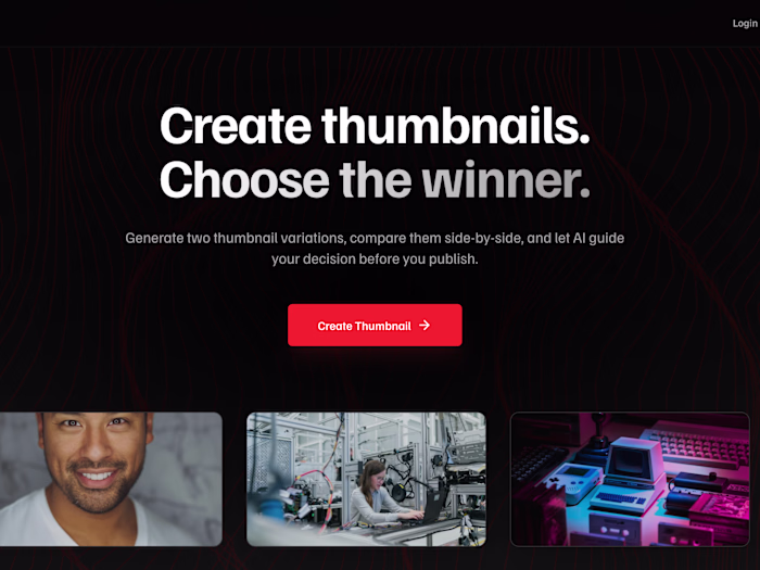 Hookshot — AI-powered thumbnail creation + decision tool for...