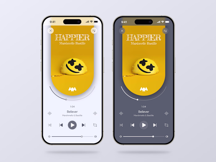 Music Player UI Design