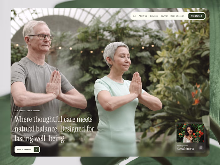 Heava Wellness Website Design