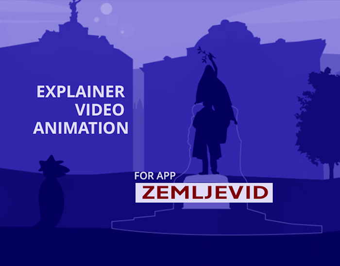 Explainer video animation for mobile app