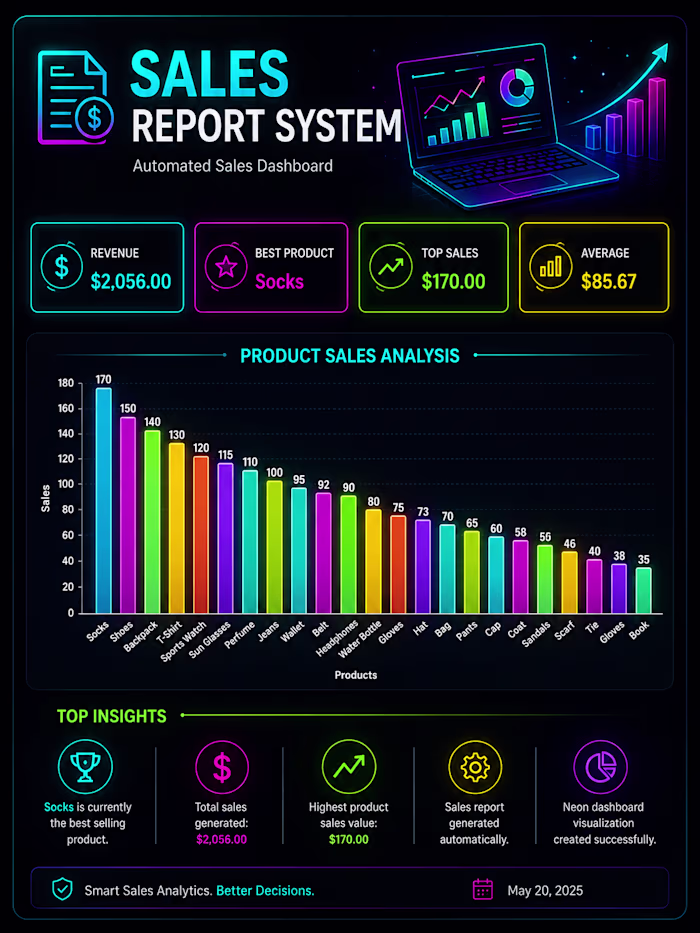 Enhance Sales Strategy with Python-Based Analysis Dashboard