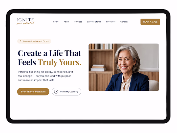 Eleanor Brooks Life and Wellness Coaching Website Design