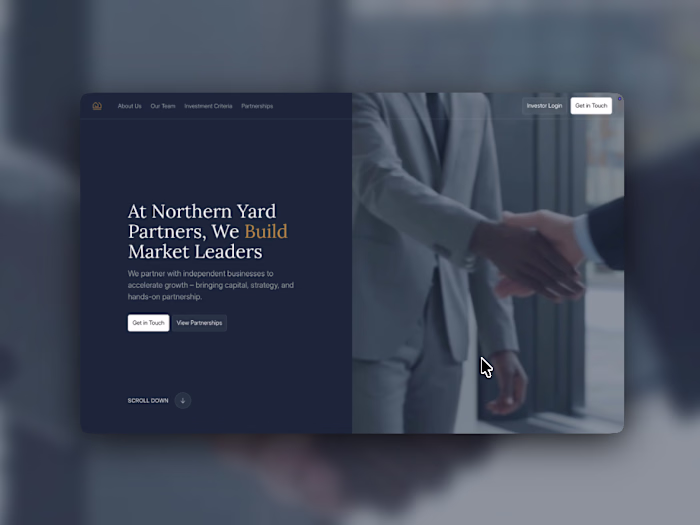 Framer Website — Northern Yard PE