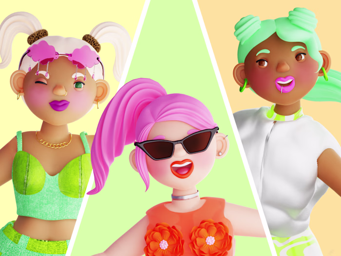 3D character illustration🧚🏼