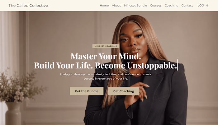 Kajabi Website Design for a