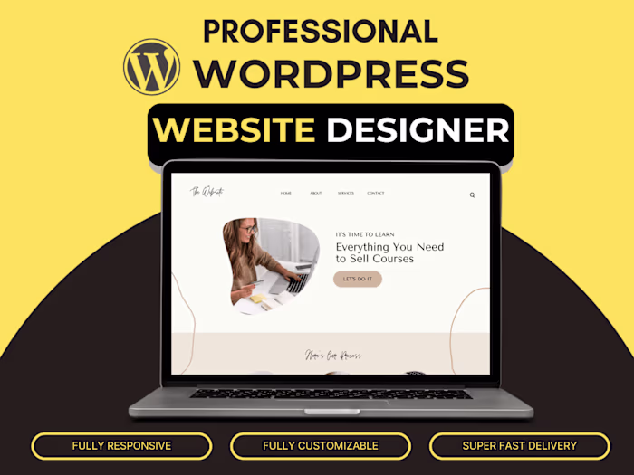 Custom WordPress Website Design for Small Business