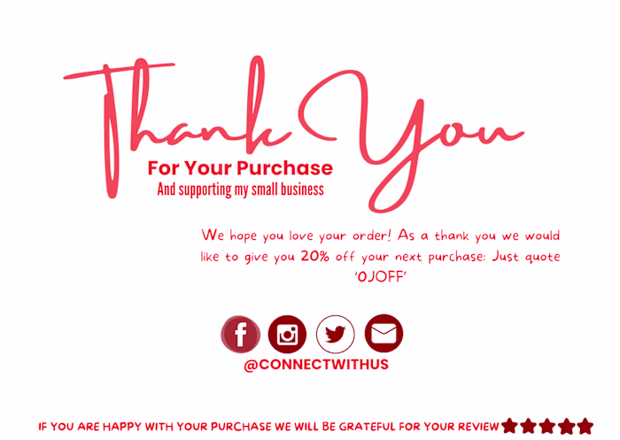 THANK YOU CARD