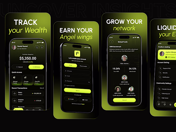 Here is my Private Investment App Design Redesign Feel free ...
