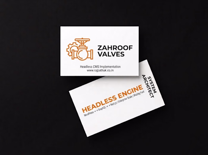 Next.js & WordPress Website for Zahroof Valves