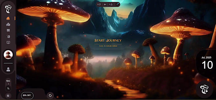 3D Ecommerce Website (Wonderland Journey)
