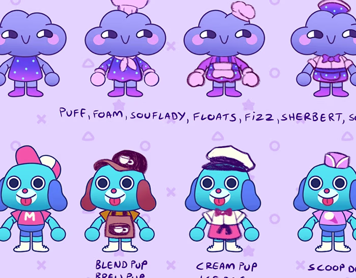Online Cosmic Cafe Art