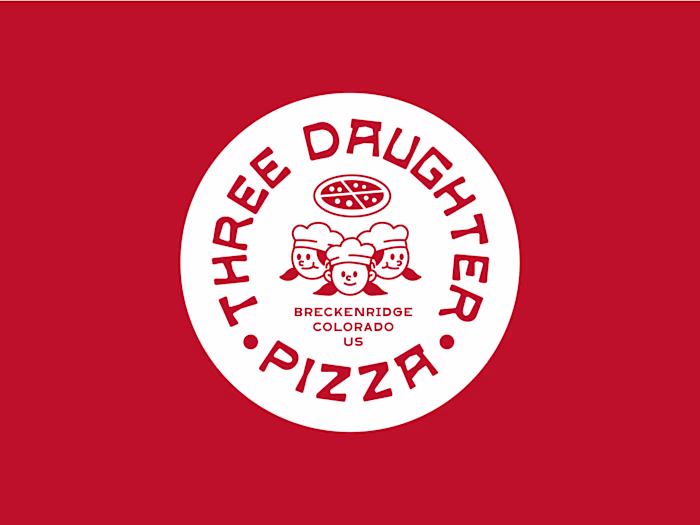 Three Daughter Pizza: Branding