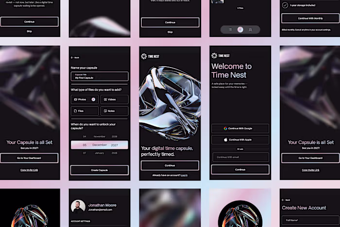 Time Nest: Cloud App for Memory Preservation
