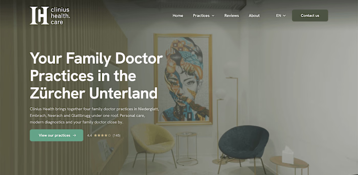 Clinius Health Framer Design and Development