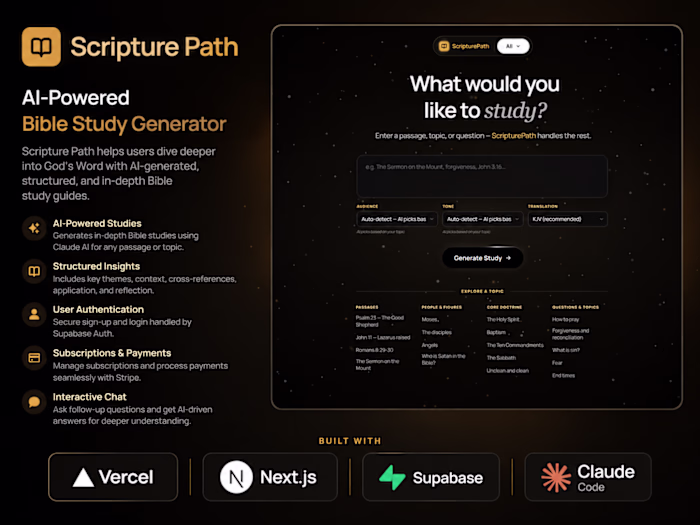 AI Study Generation Web App (Phase 1 MVP)