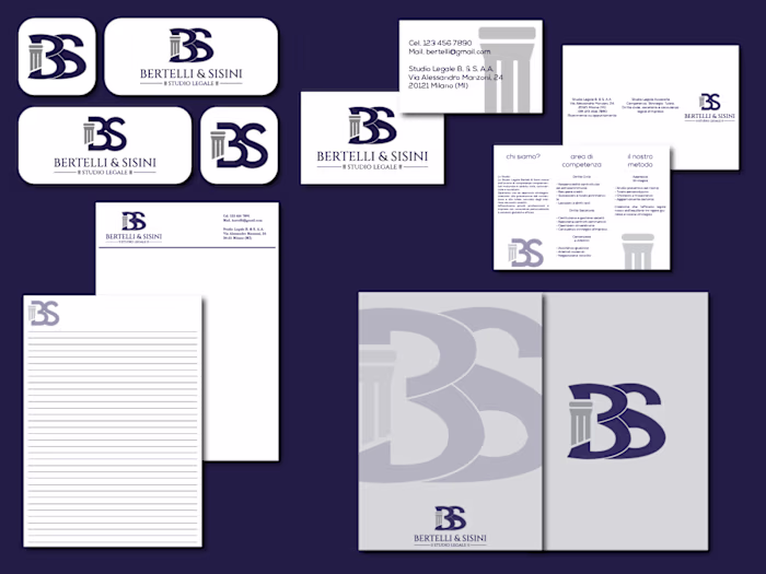 A modern visual identity created