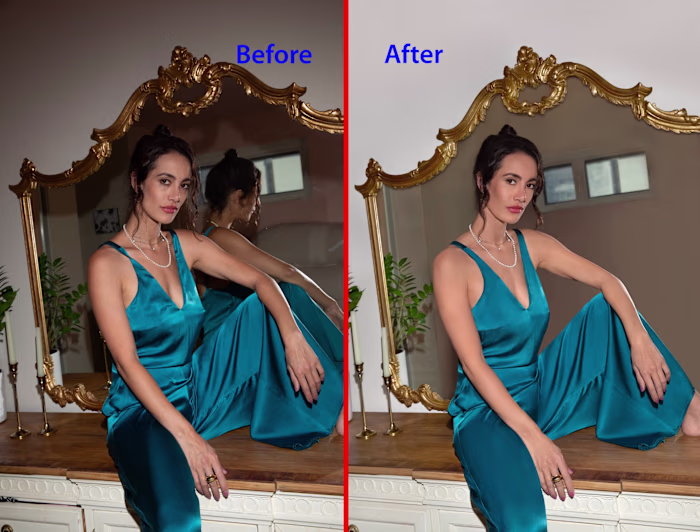 Fashion & On-Model Retouching — Before & After