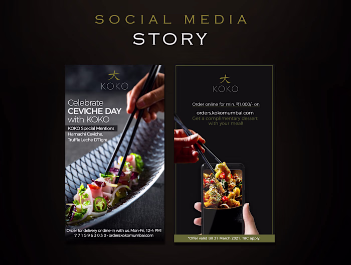 KOKO Asian Restaurant Social Media Posts 