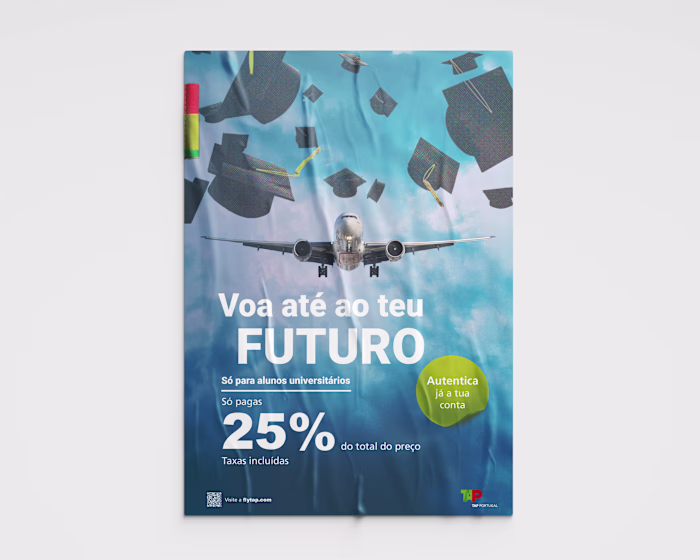 TAP AIR PORTUGAL - PROMOTIONAL POSTER