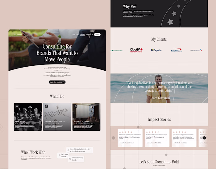 Consultant Personal Website