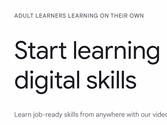 Google's Applied Digital Skills: Influencer Campaign 