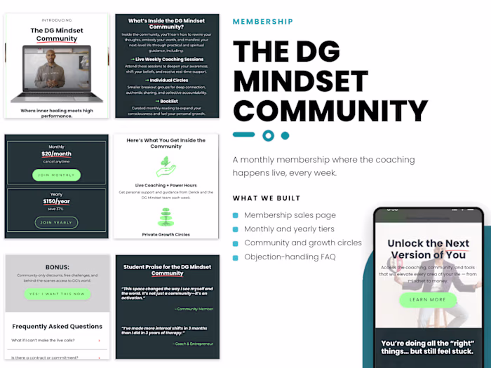  Kajabi Membership Promo for Mindset Community