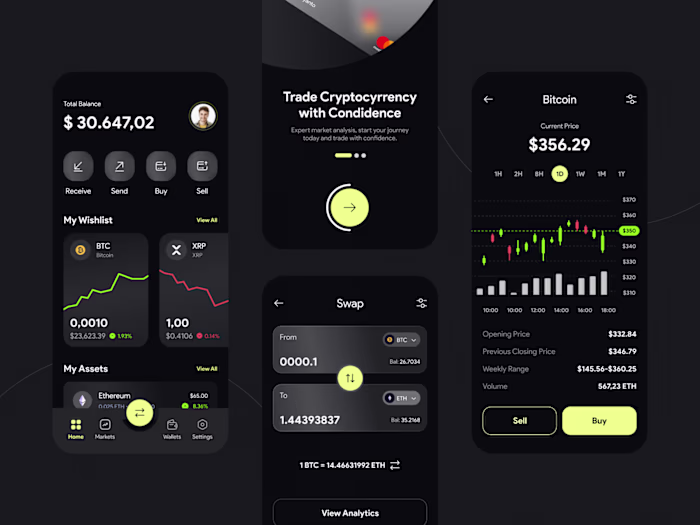 Crypto wallet - Mobile app