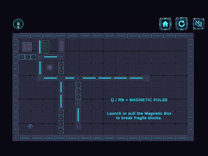 Magnet Lab — 2D Magnetic Puzzle Prototype