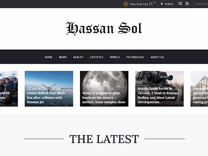 A NEWS Website 