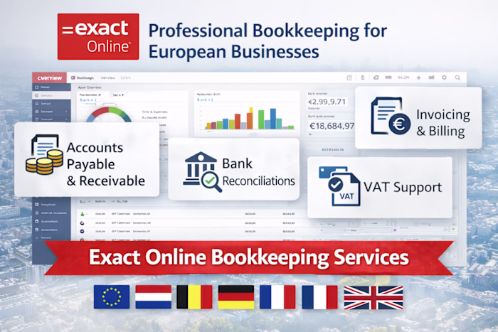 I provide full-cycle bookkeeping using