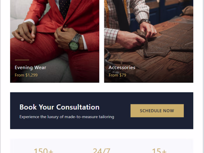 Luxury Email Template Redesign for Afash