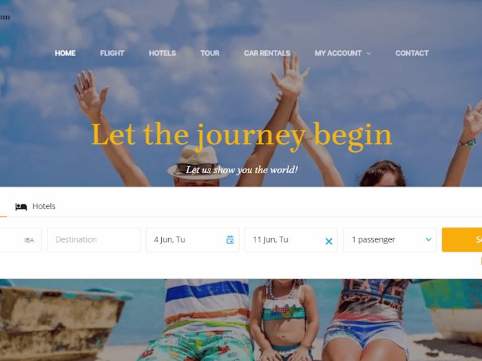 Trave Agency Website Development