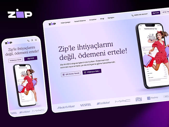 Zip Türkiye Global Buy Now Pay Later Fintech Company Website