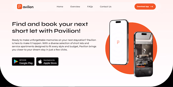 Pavillion: Shortlets, Service Apartments and Short term rentals