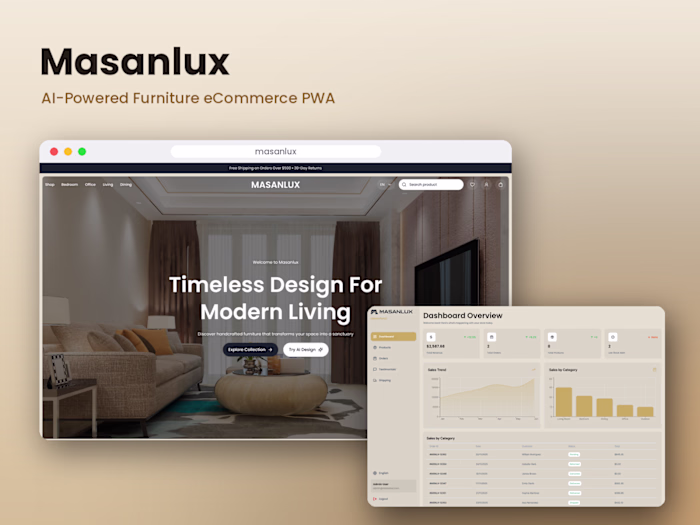 AI-Powered E-commerce & Interior Design Platform