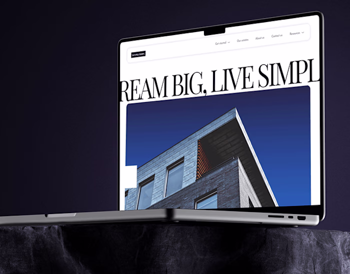 Real Estate Website (Desktop & Mobile View)