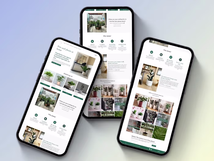 Squarespace Plants & Home Décor eCommerce Website