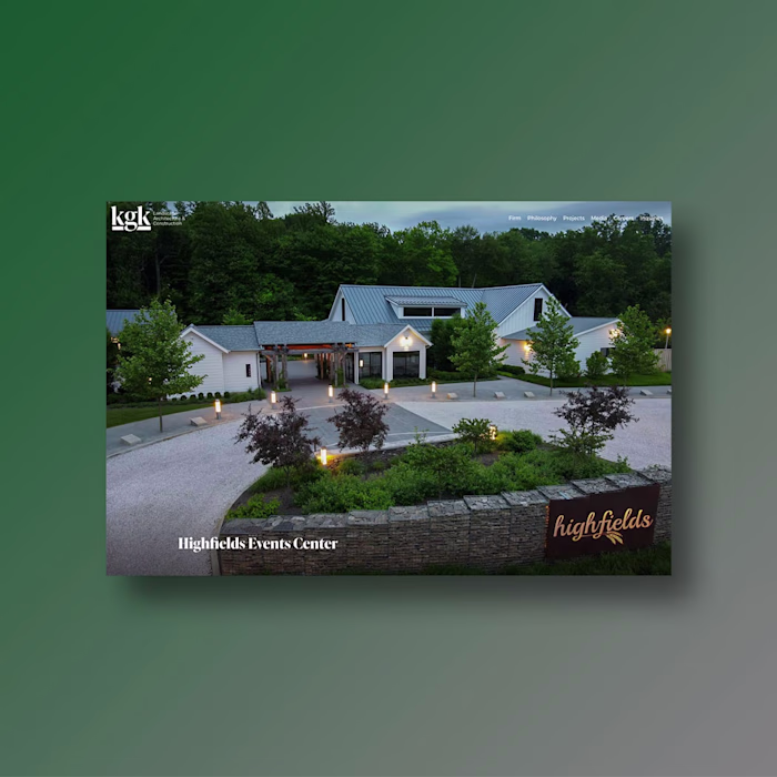 Website Design and Development for KGK and Company