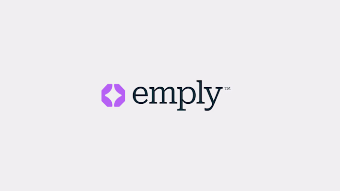 Brand design direction for Emply - a young SaaS AI agent sta...