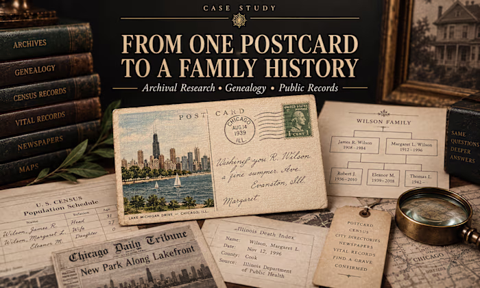 From One Postcard to a Family History