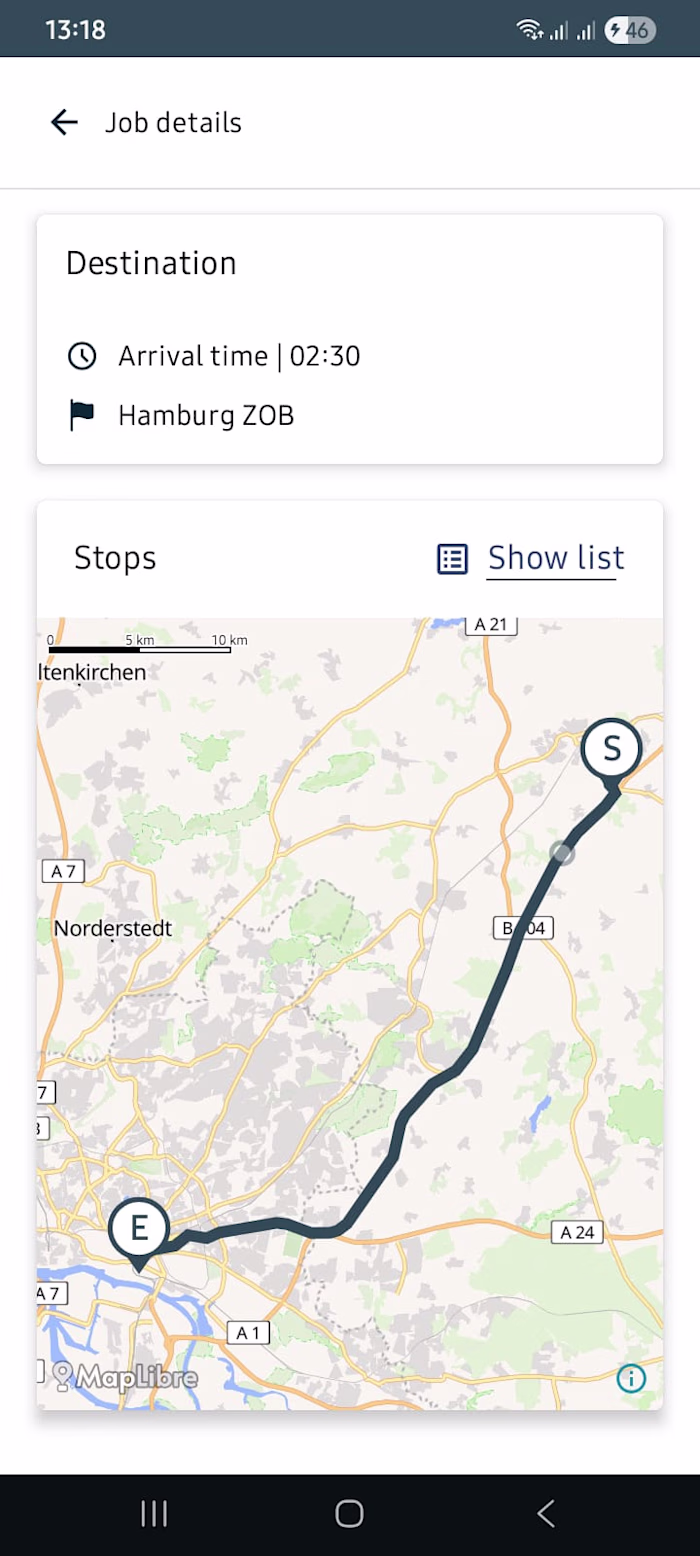A passenger-focused mobile application designed