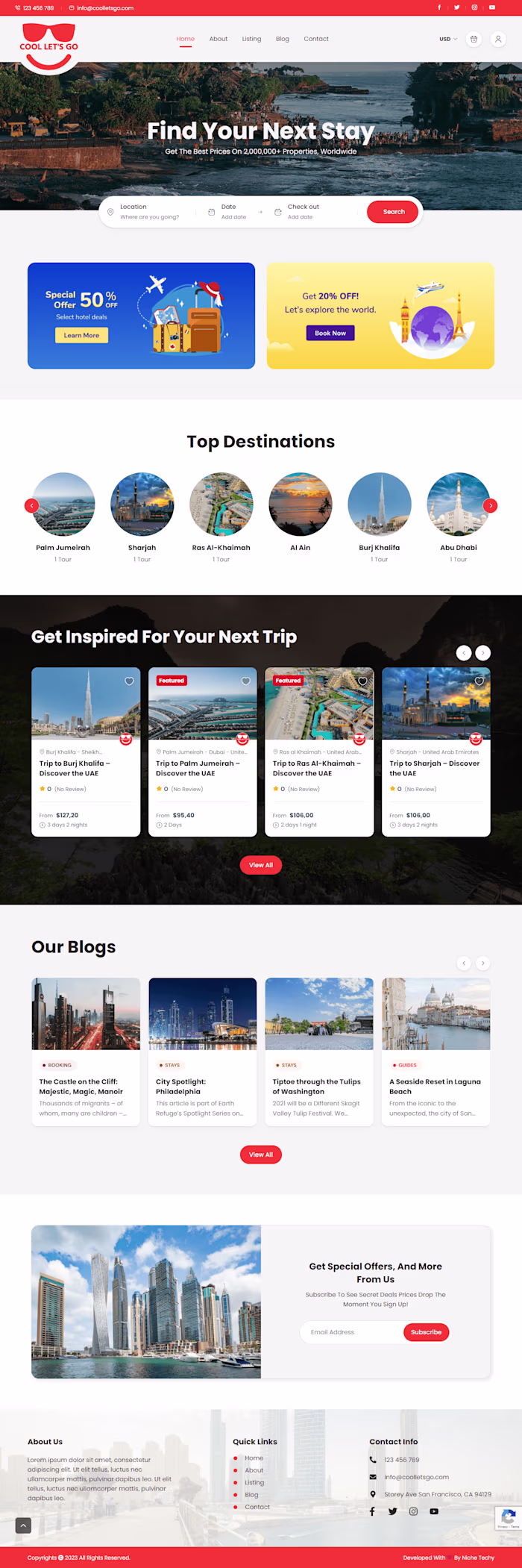 CoolLetsGo - Find Perfect Activity Listing Website