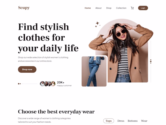 Scupy Fashion | Modern Ecommerce